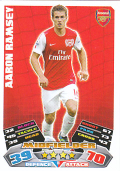 Aaron Ramsey Arsenal 2011/12 Topps Match Attax #16
